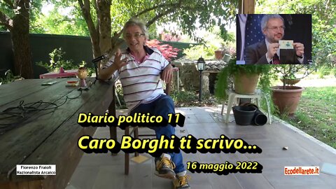 Diario politico 11 - Caro Borghi ti scrivo...