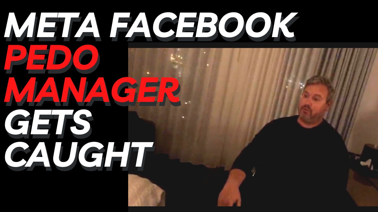 Big Tech Meta Facebook Manager Pedo Gets Caught!