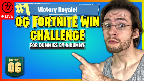 🟢 LIVE - Live - Dummy Tries To Get OG Fortnite Win | USE CODE: DRDAMON!!!