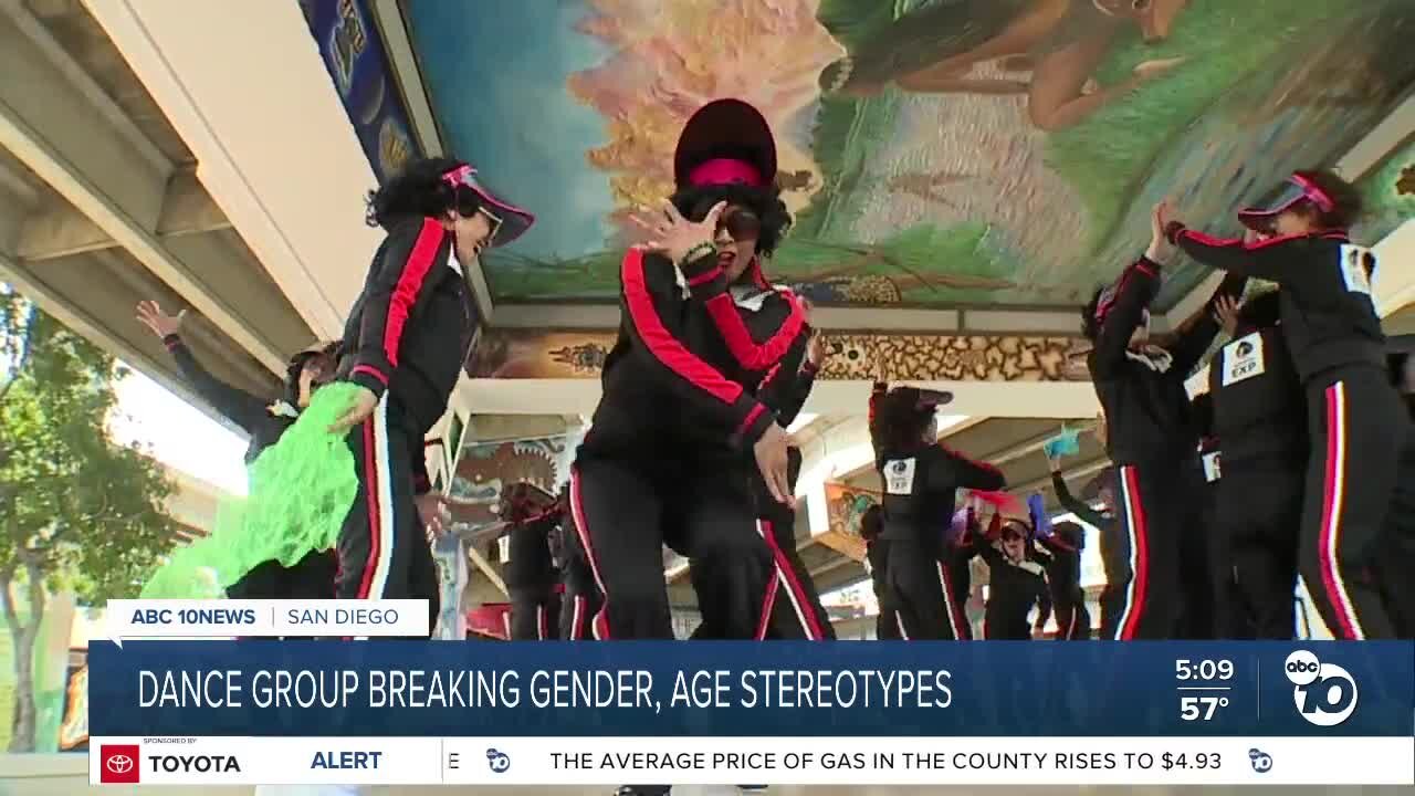 Dance group of middle-aged women break stereotypes through flash mobs