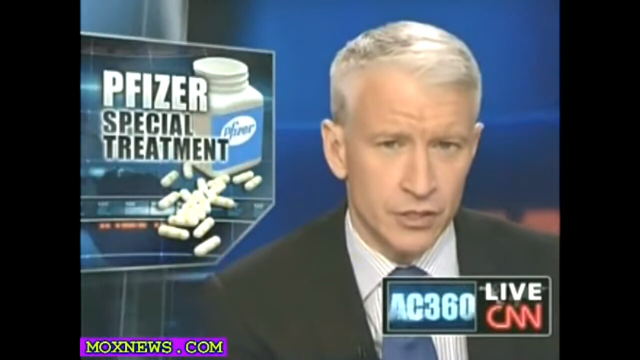 CNN's Anderson Cooper: Pfizer 'Too Big To Nail' $2.3 Billion Fine (2011)