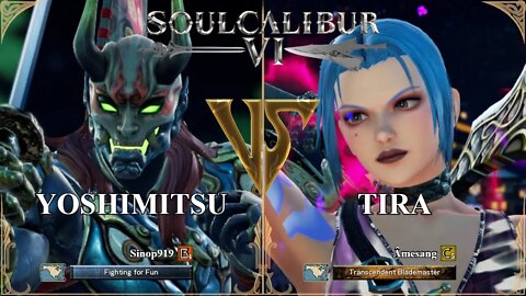 Yoshimitsu (Sinop919) VS Tira (Âmesang) (SoulCalibur™ VI: Online)