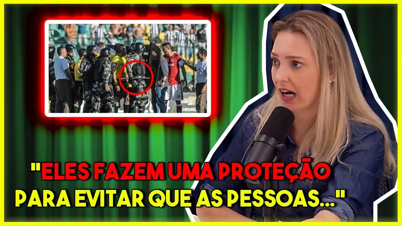 ARBITRA NADINE FALA COMO É A ESCOLTA POLICIAL DOS ÁRBITROS NO PÓS JOGO l PODCUT