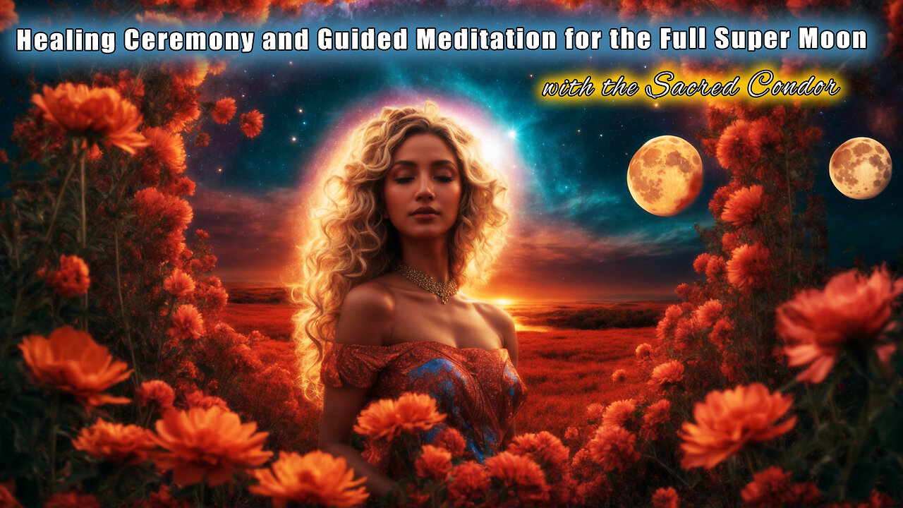 Healing Ceremony and Guided Meditation for Aries Full Super Moon (clip from patreon) #meditation 🕉