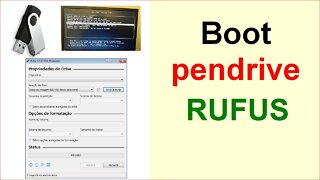 Como criar um pendrive de boot com RUFUS