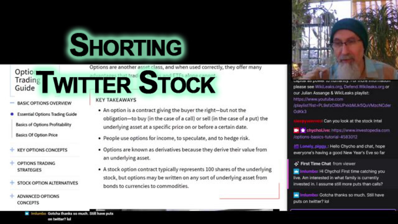 Shorting Twitter Stock: Family Still Has Puts on Twitter, Options Trading on Wall Street [ASMR]