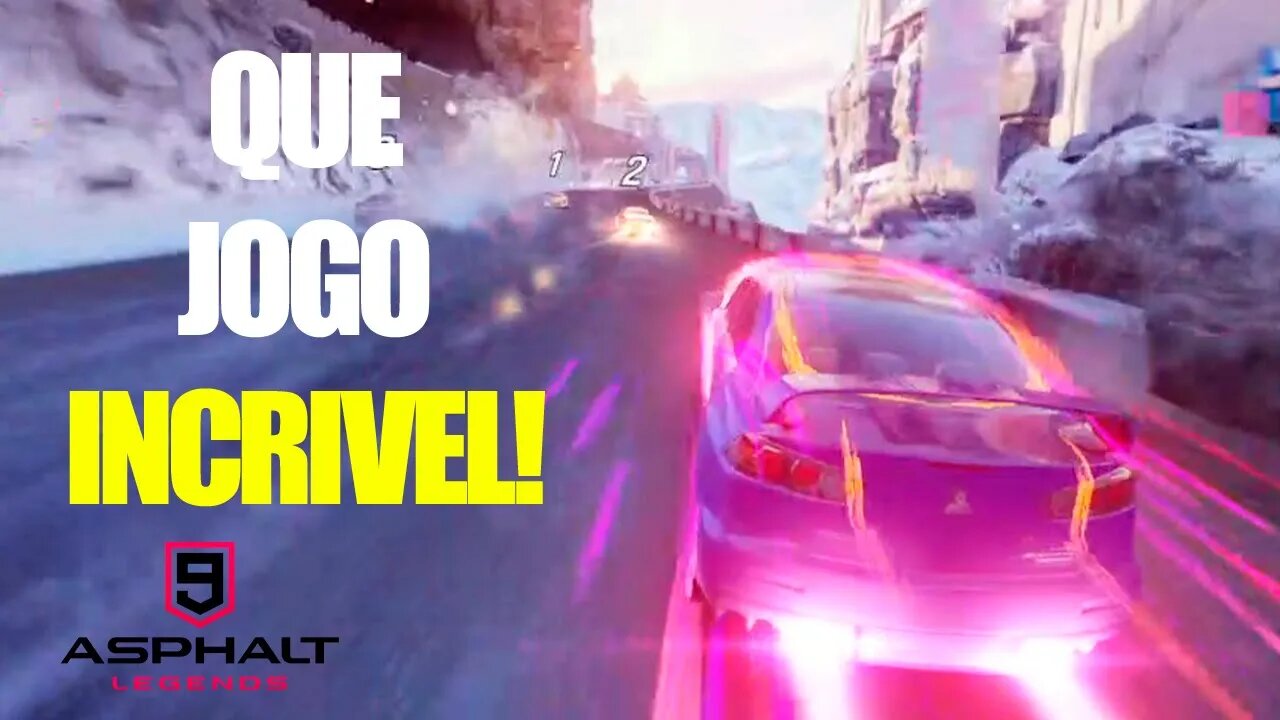 ASPHALT 9! JOGO INCRIVEL QUE ME VICIEI