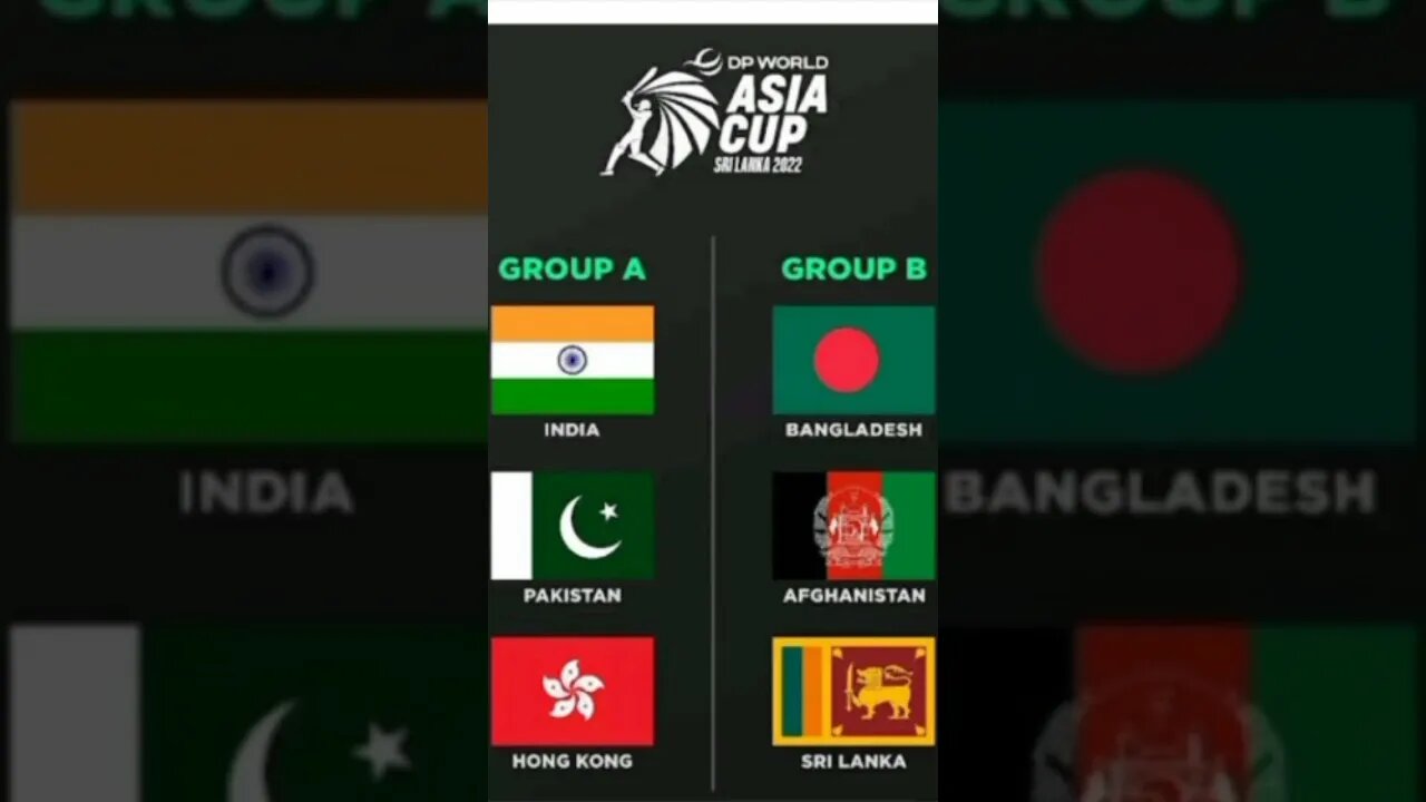 Asia cup cricket qualified 2022 six team