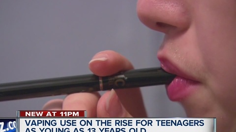 Teen vaping on the rise