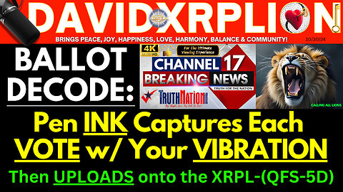 DAVIDXRPLION GOD GIVES PROPHETIC WORD ON BALLOT VOTING AND XRPL MUST WATCH TRUMP NEWS