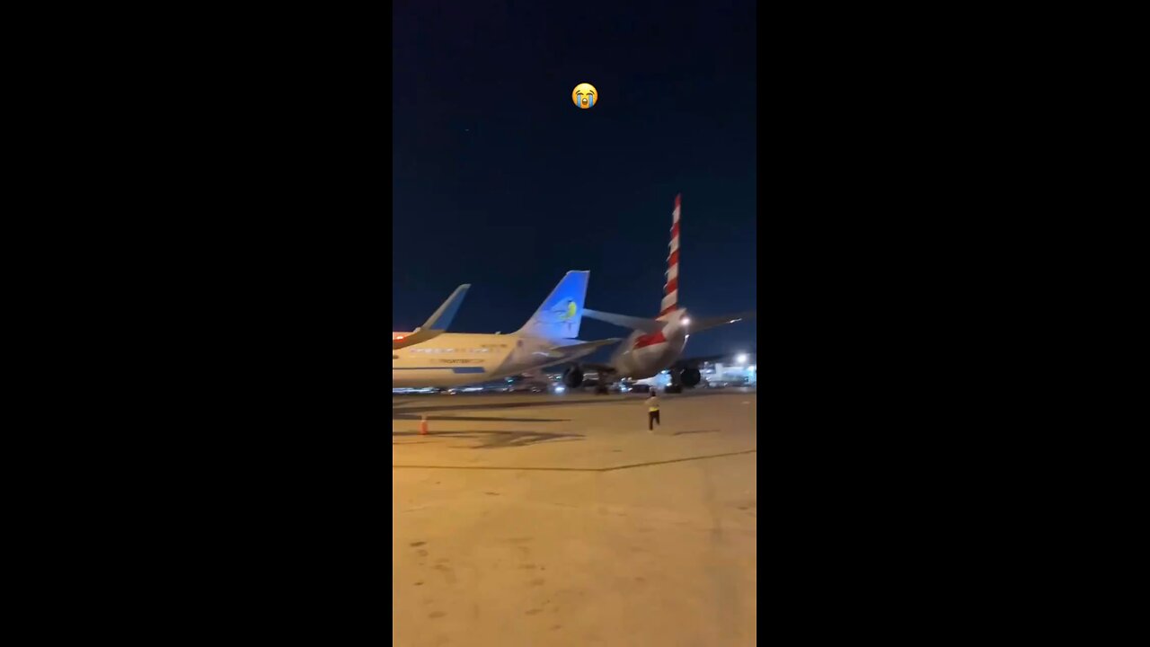 In Miami, a Frontier Airlines plane was struck by an American Airlines plane at the gate