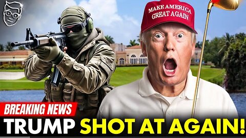 BREAKING: Second Trump Assassination, Trump Shot At By Assassin, Secret Service OPENS FIRE