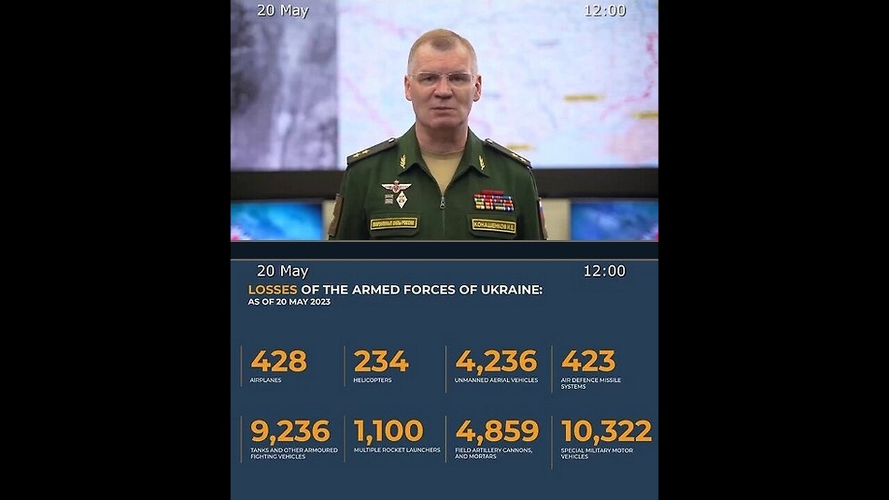 20.05.23 ⚡️ Russian Defence Ministry report on the progress of the deNAZIficationMilitaryQperationZ