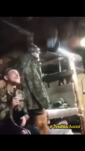 Ukrainians played Russian roulette with a fully loaded ak..