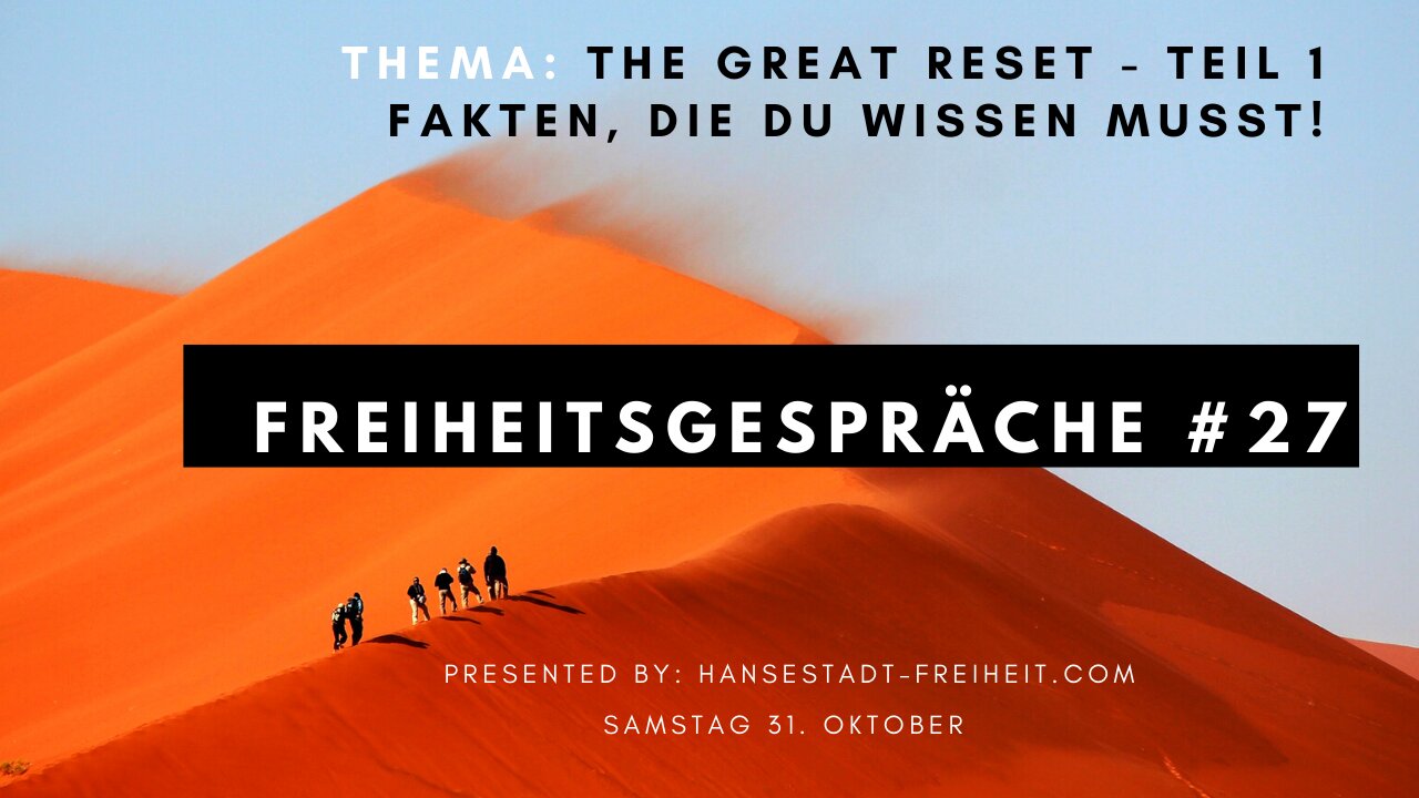 FREIHEITSGESPRÄCHE #27 vom 31.10.20