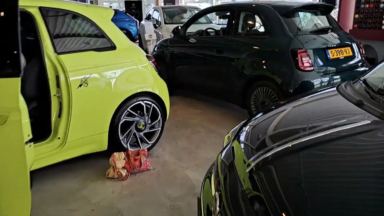 Electric Abarths and Fiats Toyota Abarth 595E electric & gas, Fiat 500E