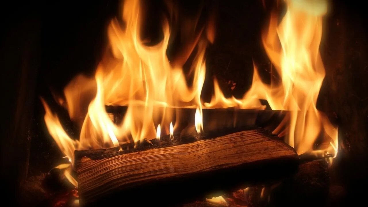 HD Relaxing Fireplace with Crackling Fire Sounds