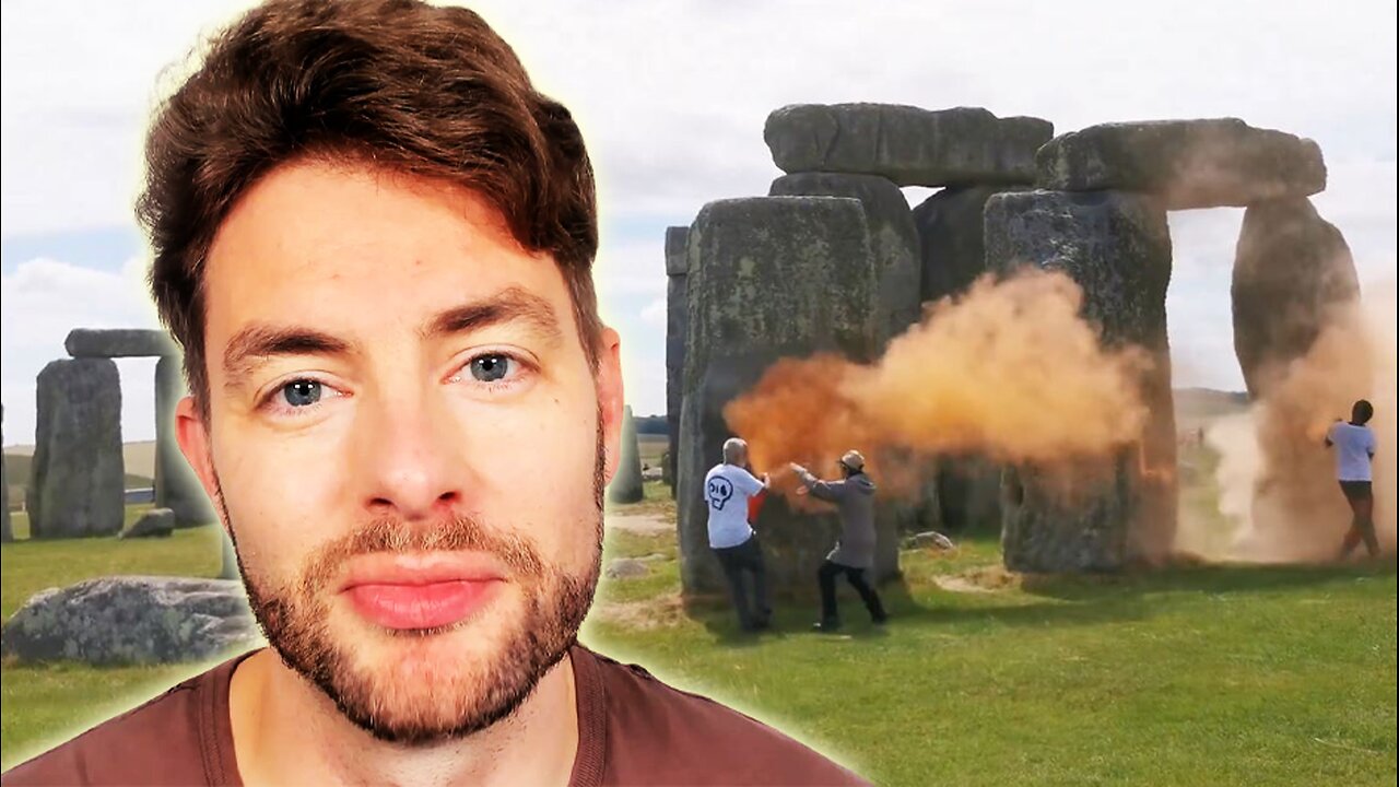 Just Stop Oil Attacks Stonehenge