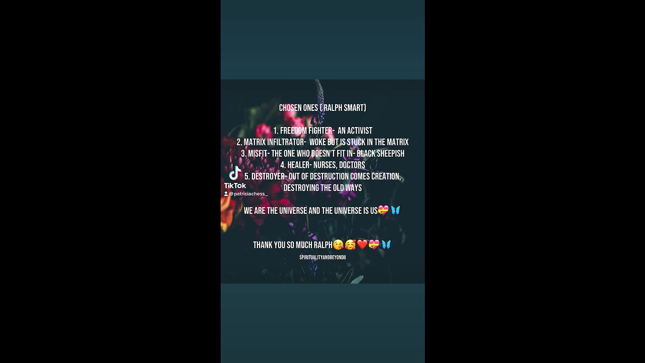 R U D Chosen 1?🥰❤️💝🦋
