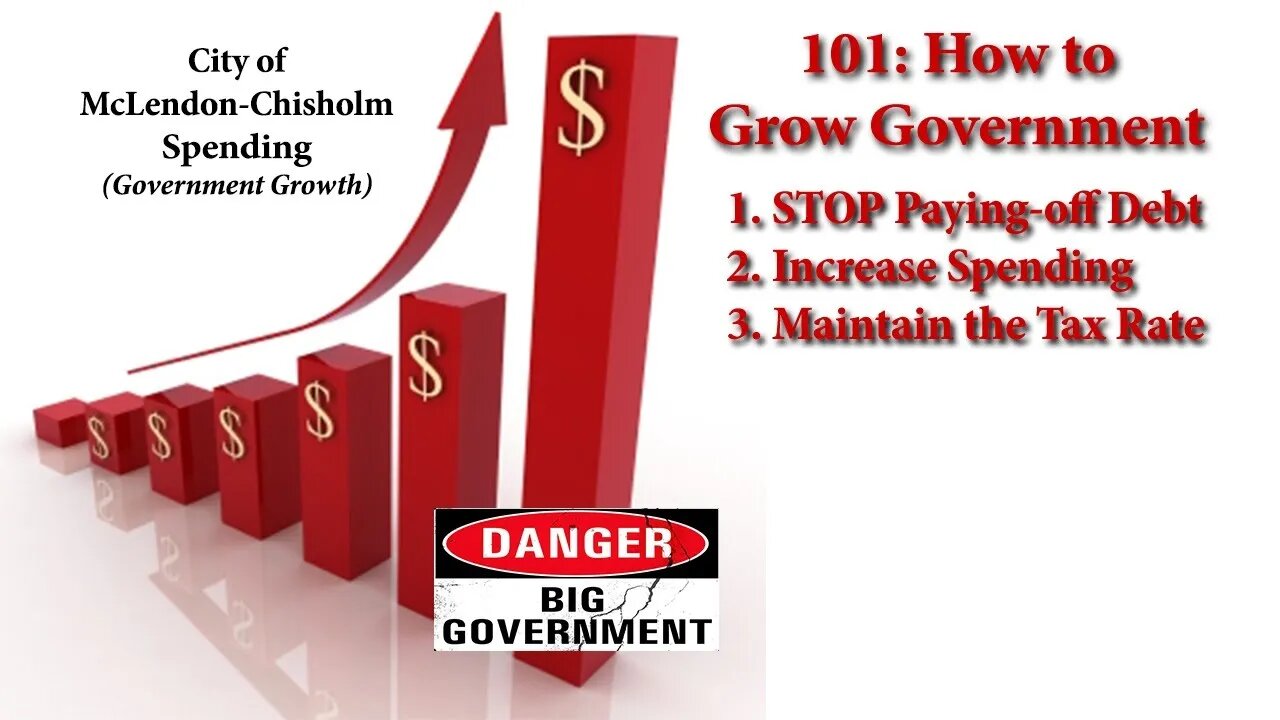 033: The 25% Tax Increase Expands the Size & Scope of Government!