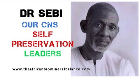WHAT DR SEBI SAID ABOUT OUR CENTRAL NERVOUS SYSTEM