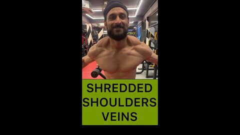 CHECK OUT SHREDDED SHOULDERS #shorts #youtubeshorts