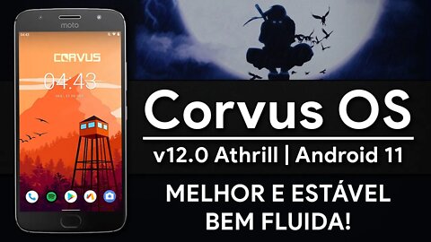 Corvus OS v12.0 Athrill | Android 11 R | MELHOR E MUITO MAIS ESTÁVEL - Review e Instalação