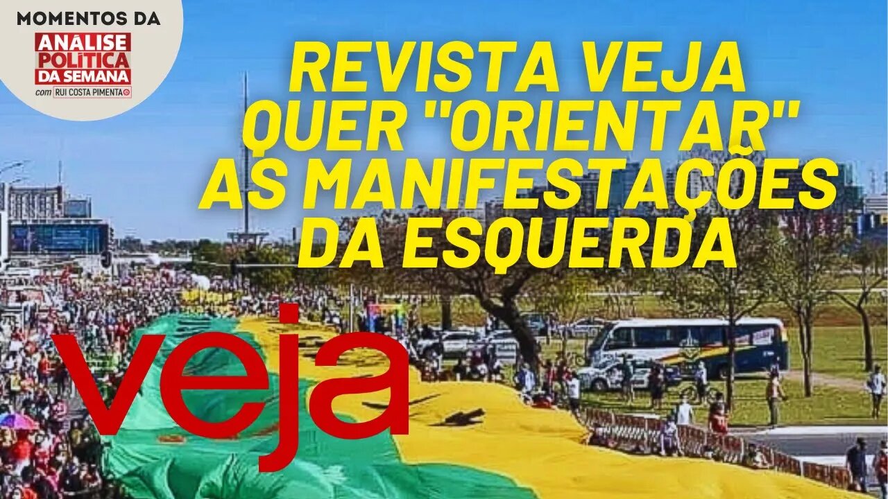 A fascista Revista Veja diz: "Deixe a bandeira vermelha em casa" | Momentos