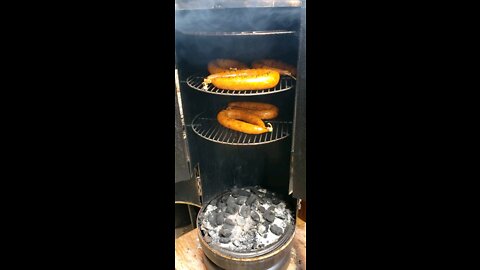 Propane tank smoker!