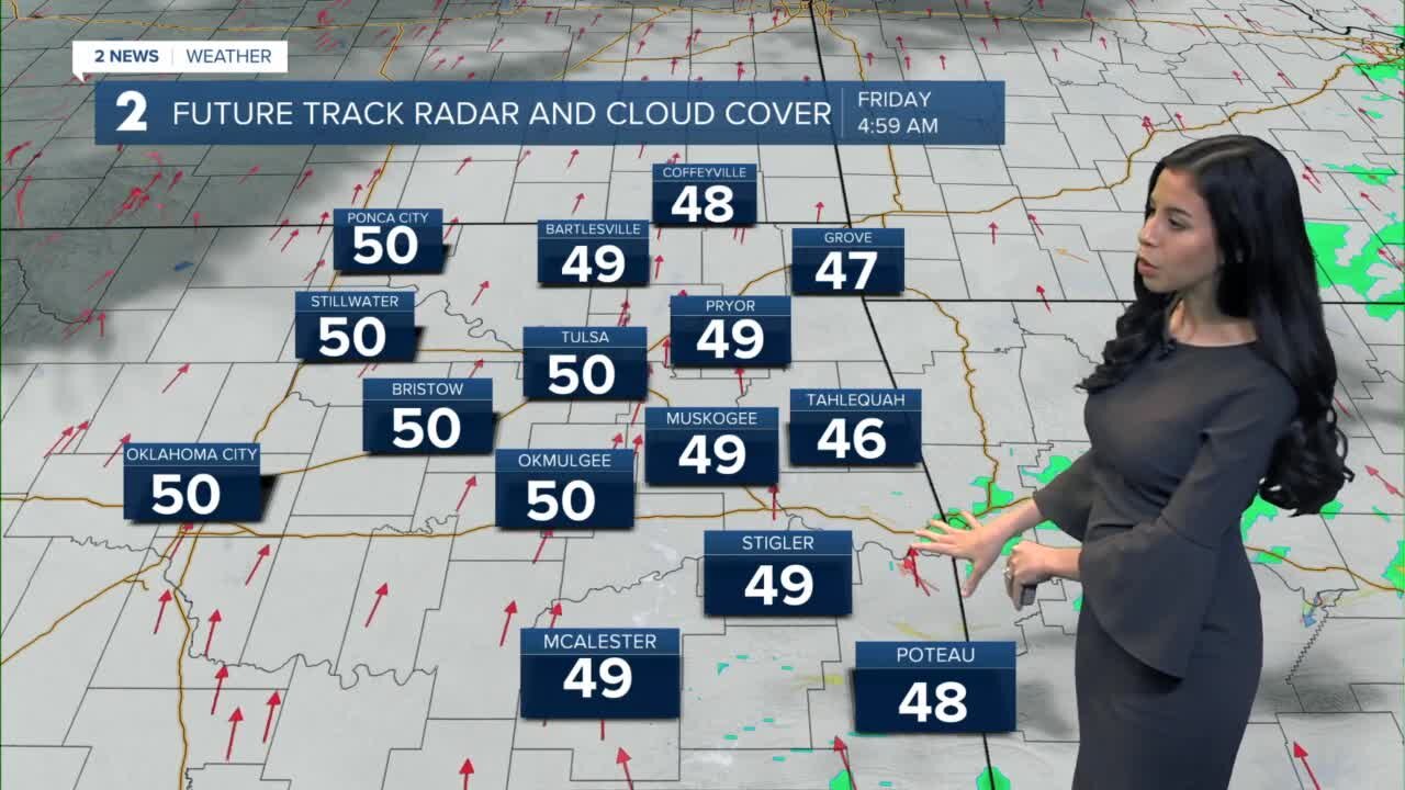 Mostly Cloudy and Mild Thursday