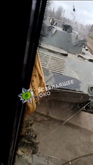 Ukrainian Tractor Resistance strikes again! This time with a captured Russian BMD-2. #NoMoreWars