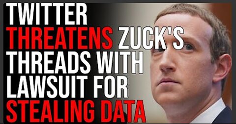 Twitter THREATENS Zucks Threads With Lawsuit For STEALING Data Secrets