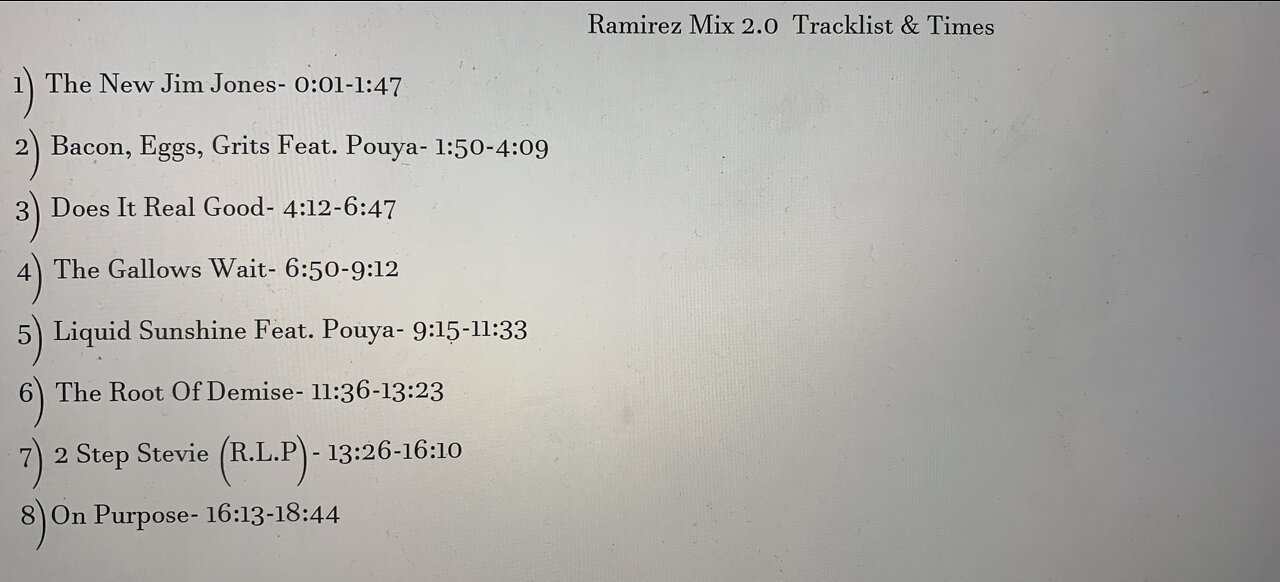 Ramirez- 2.0 Mix (432Hz)