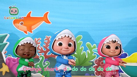 Baby Shark Learns Colors | CoComelon Nursery Rhymes & Kids Songs