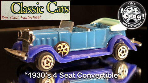 “1930’s 4 Seat Convertible” in Blue/Azure- Model by Classic Cars