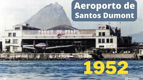 [ VÍDEO RARO ] O Aeroporto de Santos Dumont, em 1952 - COLOR #aviação #avião #santosdumont