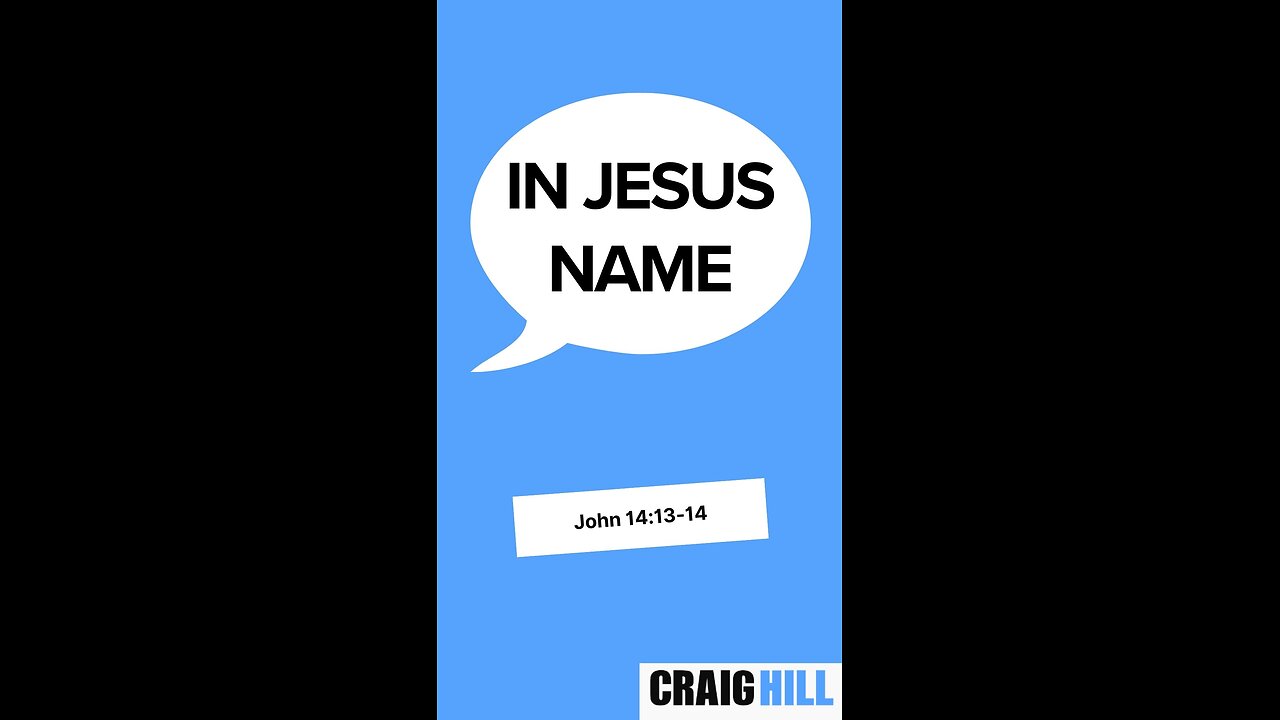 You're using Jesus' name all wrong! | John 14:13-14