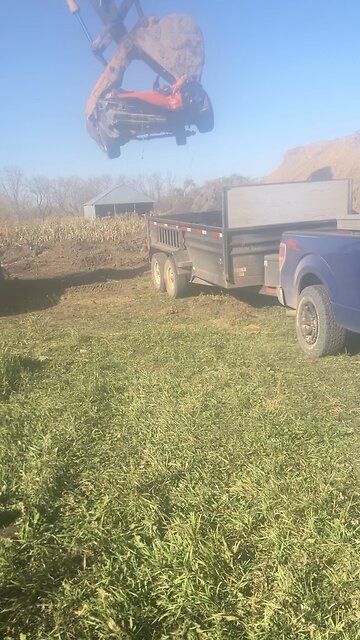 putting the car into the trailer