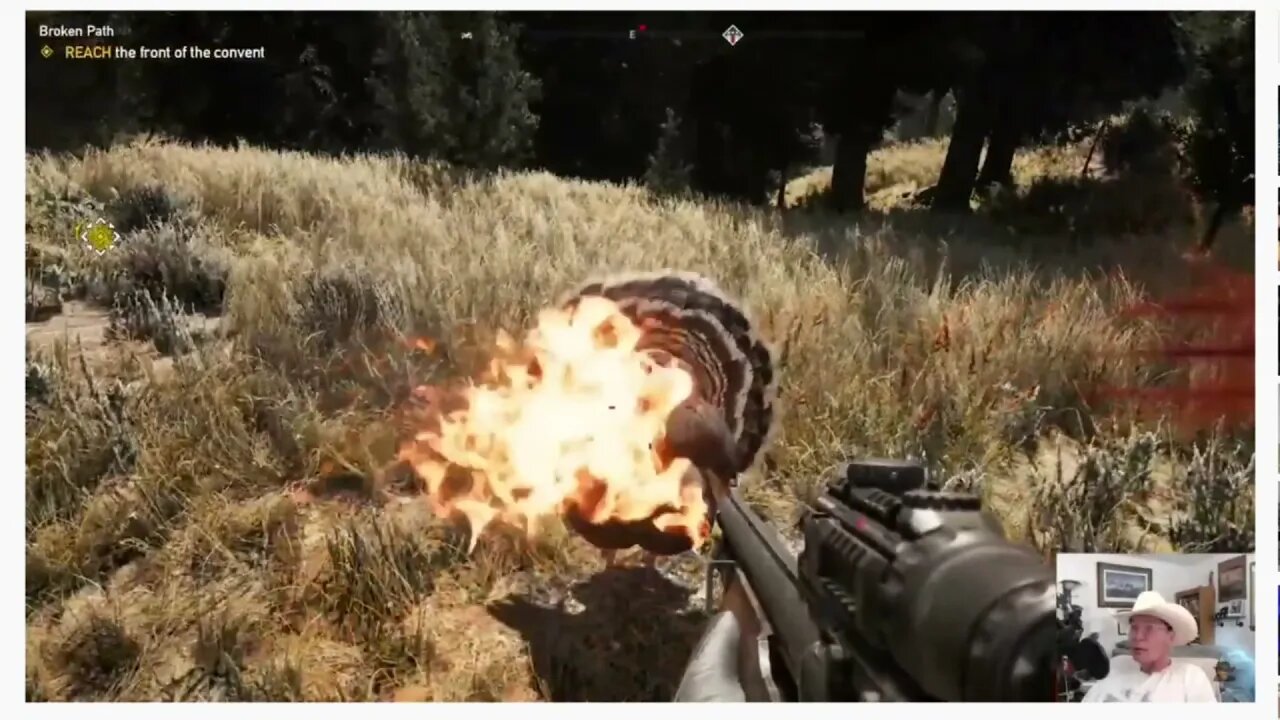 Death by Flaming Turkey! This is me during one of my Far Cry 5 streams. Enjoy!