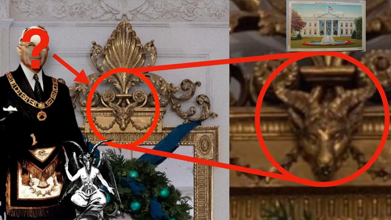 This President put a Baphomet Goat Head in the White House...