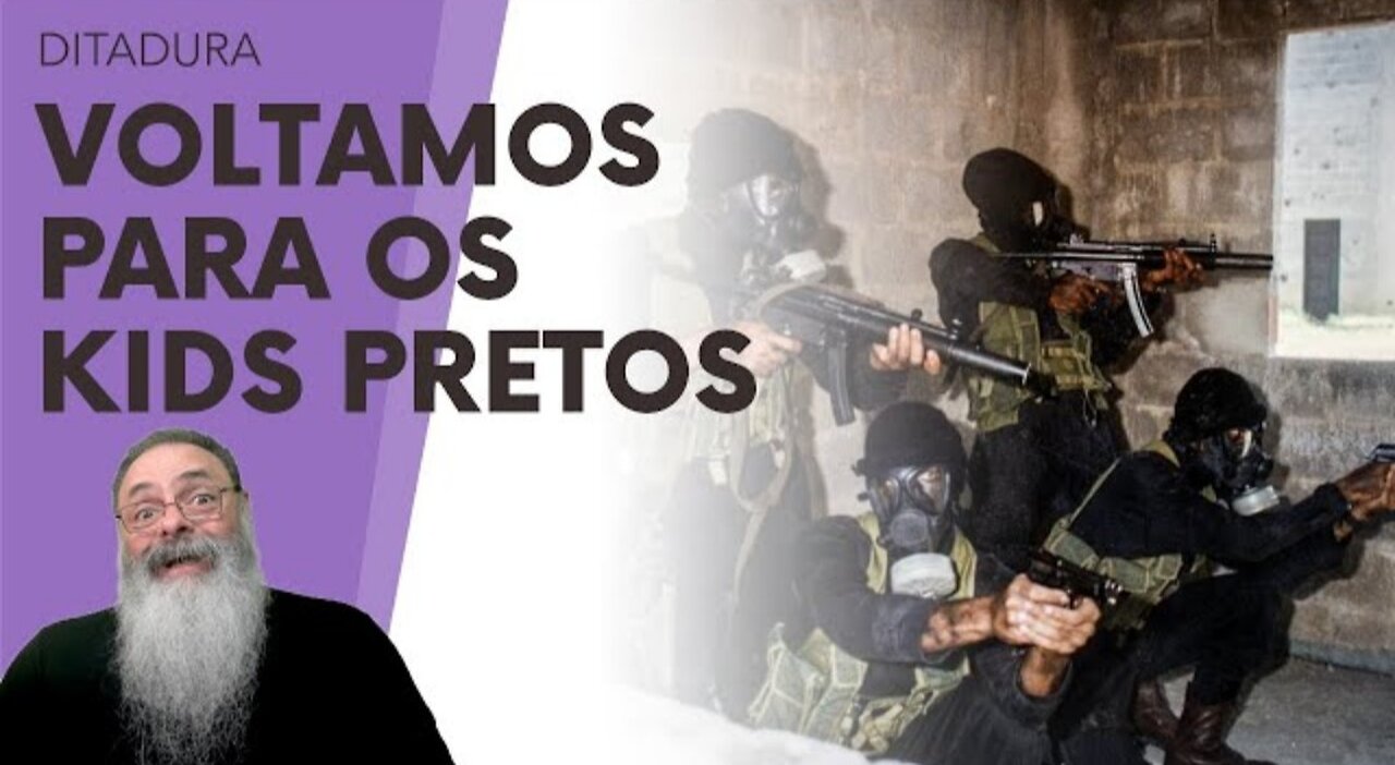 POLÍCIA FEDERAL faz operação para PRENDER os KIDS PRETOS que, de novo, TERIAM PREPARADO um GOLPE