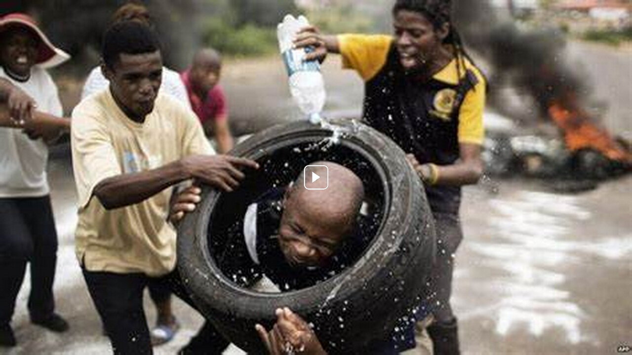 Necklacing - Death by tire fire in South Africa