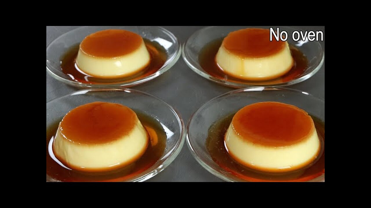 Mini Caramel Pudding Recipe | Easy Dessert