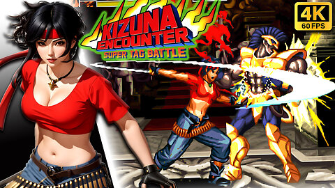 Kizuna Encounter 1CC Gameplay with Rosa. RETRO ARCADE 60fps