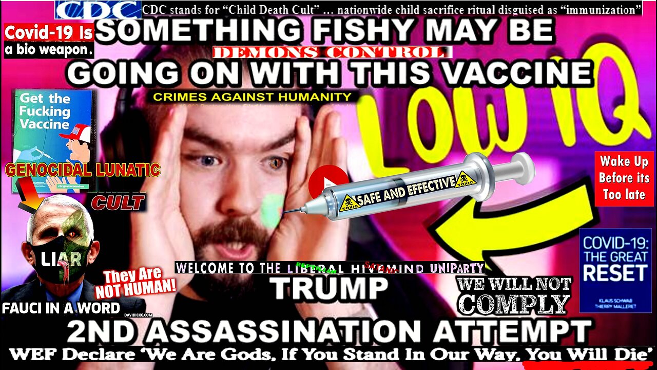 GEE, JUST MAYBE SOMETHING IS FISHY ABOUT THIS VACCINE - 2ND ASSASSINATION ATTEMPT ON TRUMP