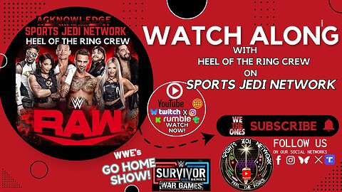 WWE Raw (11/25/24) – Survivor Series: War Games Go-Home live stream |War Games Advantage Match