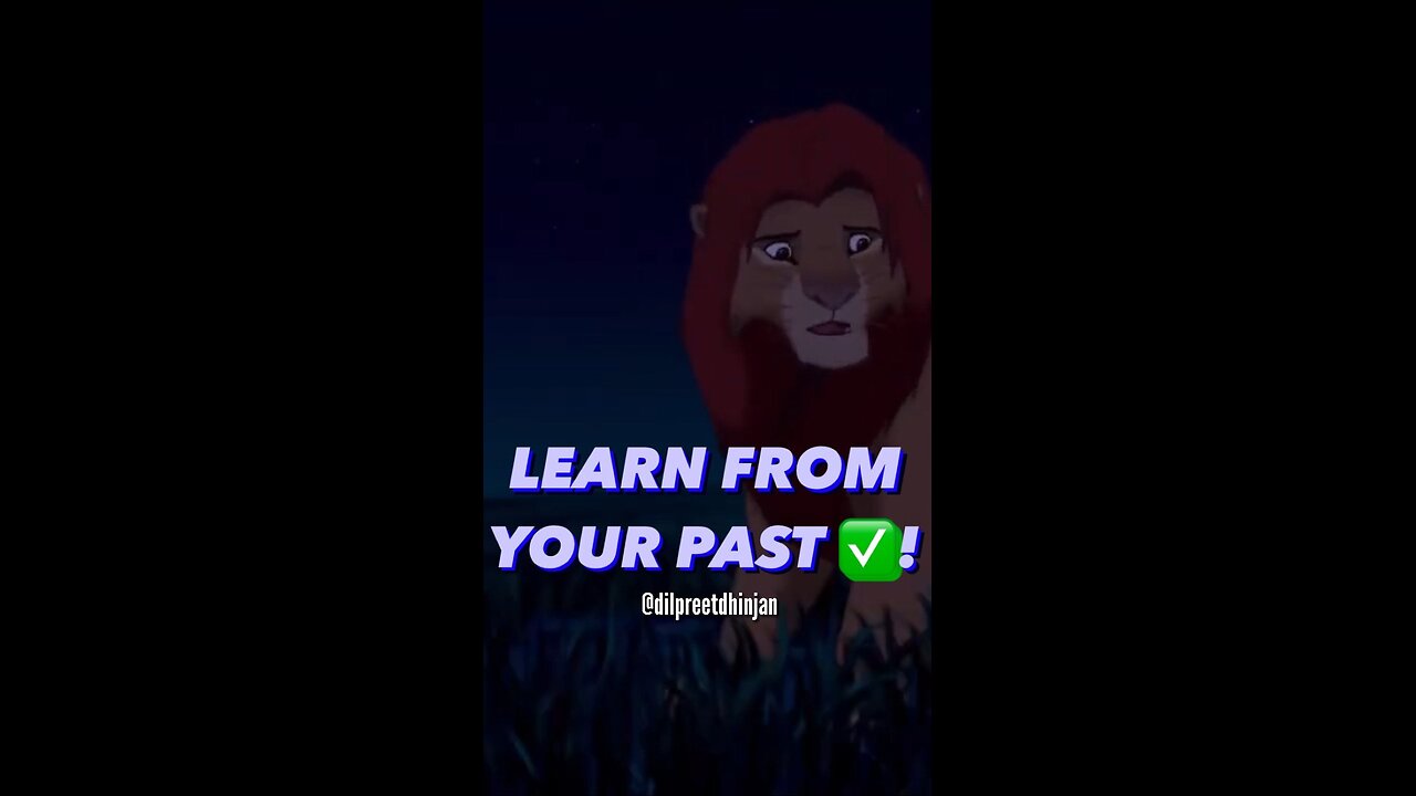 Learn From Your PAST ✅