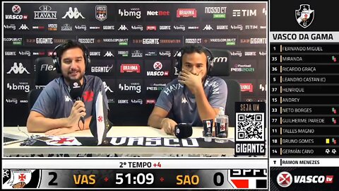 Felipe Bastos xingando durante a transmissão