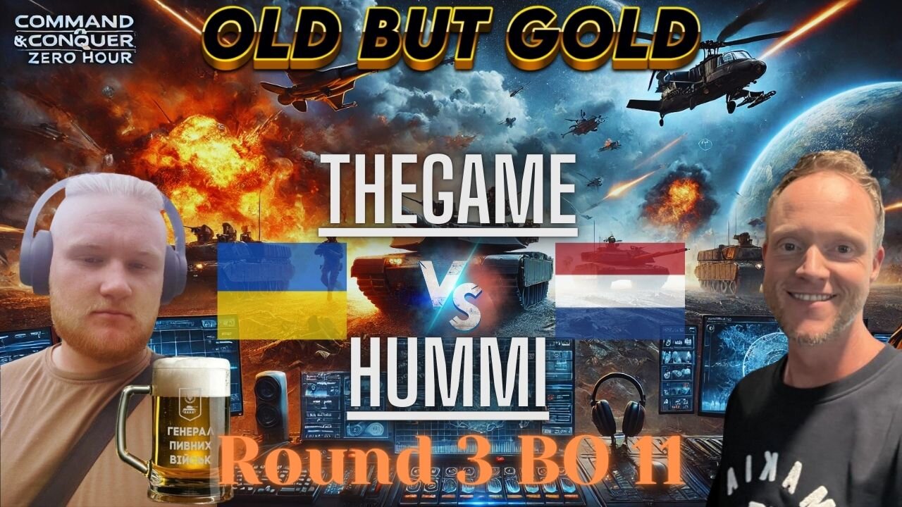 Турнир "Old But Gold" | THEGAME vs HuMMi | Round 3 BO11 #CnC #GENERALS #zero_hour