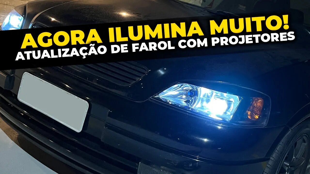 Chevrolet Astra - FARÓIS COM PROJETORES DE LUZ RETROLIFT BI-XENON!